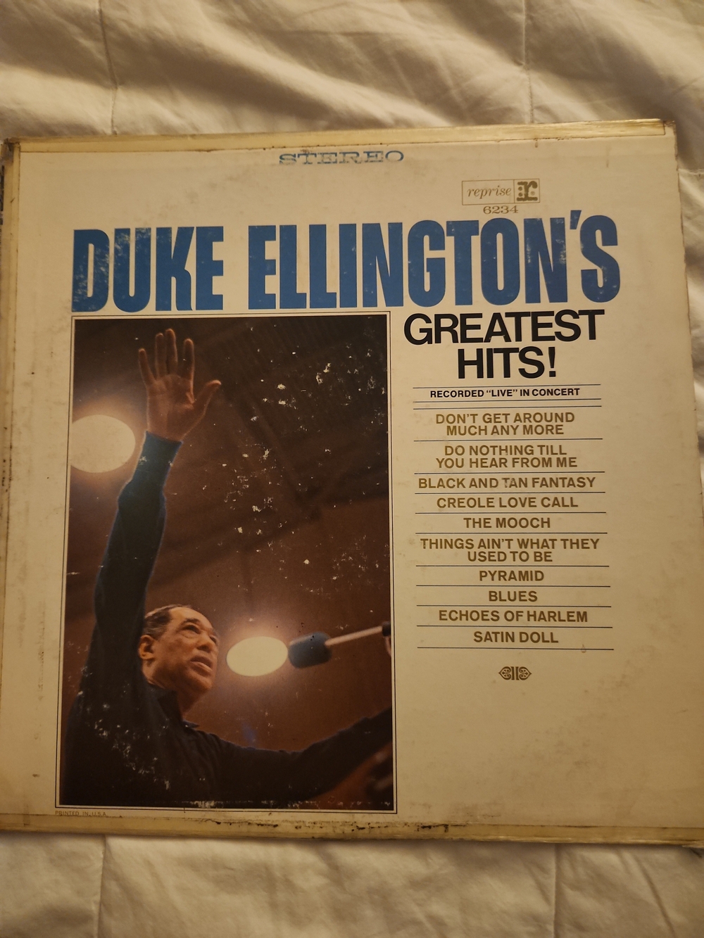 Duke Ellington's Greatest Hits! Vinyl LP [Record Looks NM/Cover Has Wear] AS IS